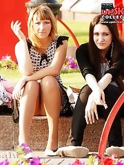 12 pictures - Bride upskirt filmed by our hunter