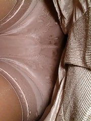 8 pictures - pantyhose candid upskirt pics