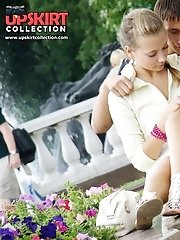 12 pictures - First-class voyeur upskirt pics