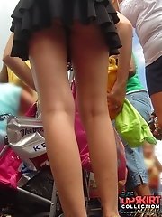 12 pictures - One of cute, sexy teen upskirts. Upskirt gallery