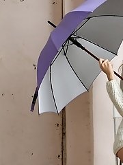 12 pictures - Beautiful outdoor upskirt