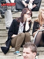 12 pictures - Spectacular mini skirt up skirts