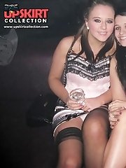 12 pictures - Check out bare pussies up skirts