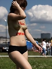8 pictures - auto show upskirt gallery