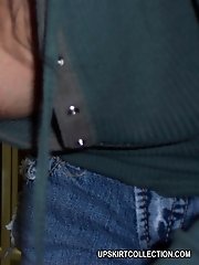7 pictures - Cam spies babe's upblouse and she shows tits