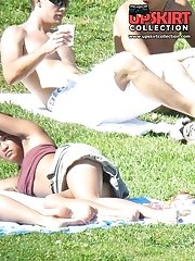 12 pictures - Upskirt of cute ebony teenie. Upskirt voyeurism