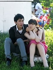 12 pictures - Chic babes flash panties up skirts