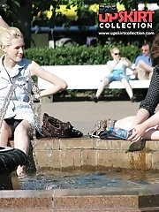 12 pictures - Outdoor upskirts compilation
