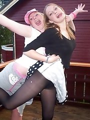 8 pictures - pantie hose upskirt pics