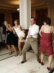 10 pictures - Naughty Brides upskirt photos