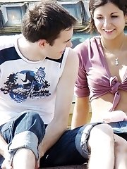 12 pictures - Beautiful girlfriend upskirt photos