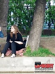 12 pictures - Fantastic girlfriend upskirt pics