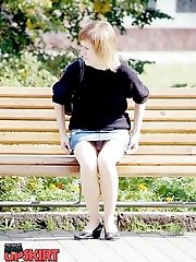 12 pictures - Fantastic girlfriend upskirt pics