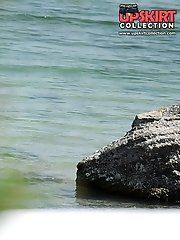 12 pictures - Hot bikini peek on tits and asses