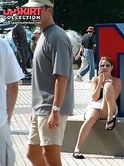 12 pictures - Group girlfriends upskirt spotted at party