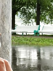 12 pictures - Beautiful outdoor upskirt